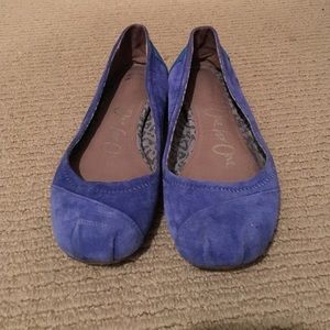 Blue TOMS flats